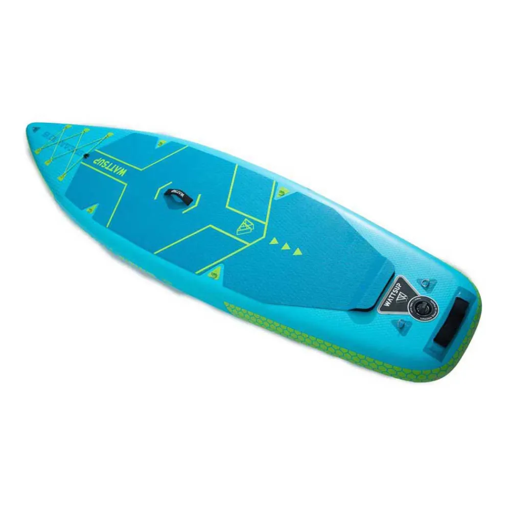Купить Wattsup pb-wbrm106k Надувной комплект для падлбординга Bream Combo 10´6´´ Blue / Lime 97x26x46 320 cm 7ft.ru в интернет магазине Семь Футов