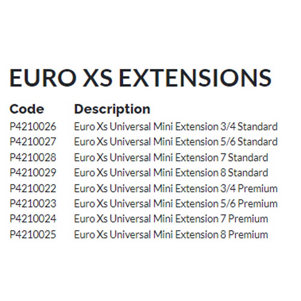 Купить Preston innovations P4210027 Мини-расширение Euro XS Universal 5/6 Standard Black 7ft.ru в интернет магазине Семь Футов