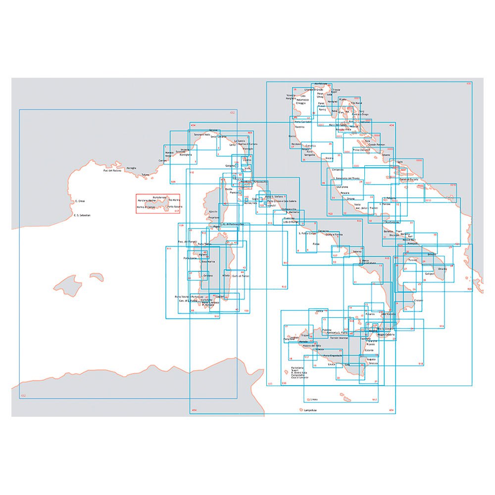 Купить Istituto idrografico 100023 Capo Milazzo-Roccella Ionica Морские карты 7ft.ru в интернет магазине Семь Футов