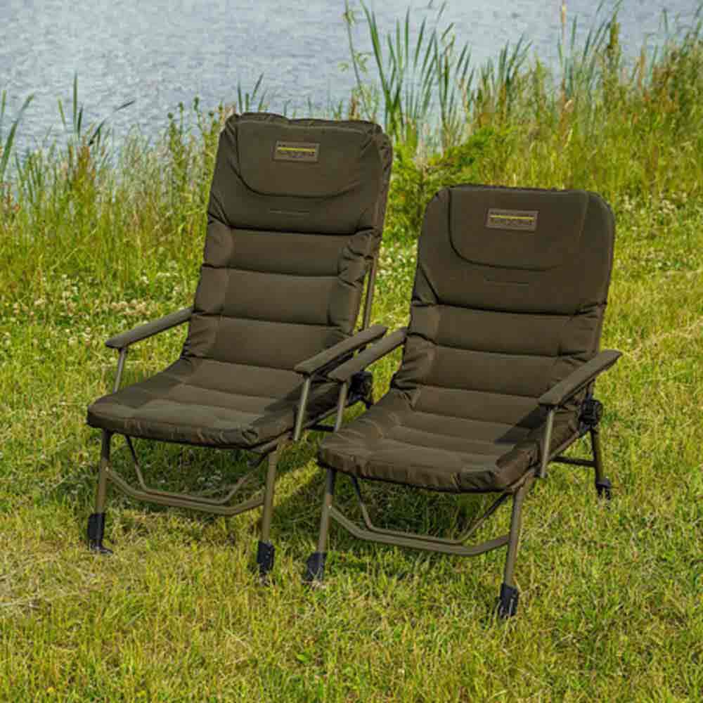 Купить Avid carp A0440027 Benchmark Leveltech Hi-Back Recliner Стул  Brown 7ft.ru в интернет магазине Семь Футов