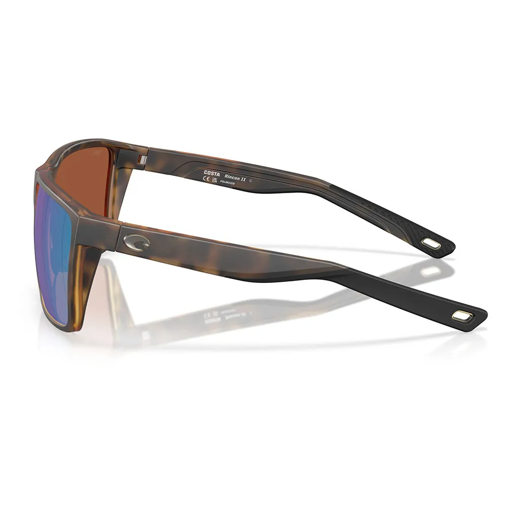 Купить Costa 06s9121-91211064 поляризованные солнцезащитные очки Rincon ii Matte Tortoise 20x10x10 Green Mirror 580G/CAT3 7ft.ru в интернет магазине Семь Футов