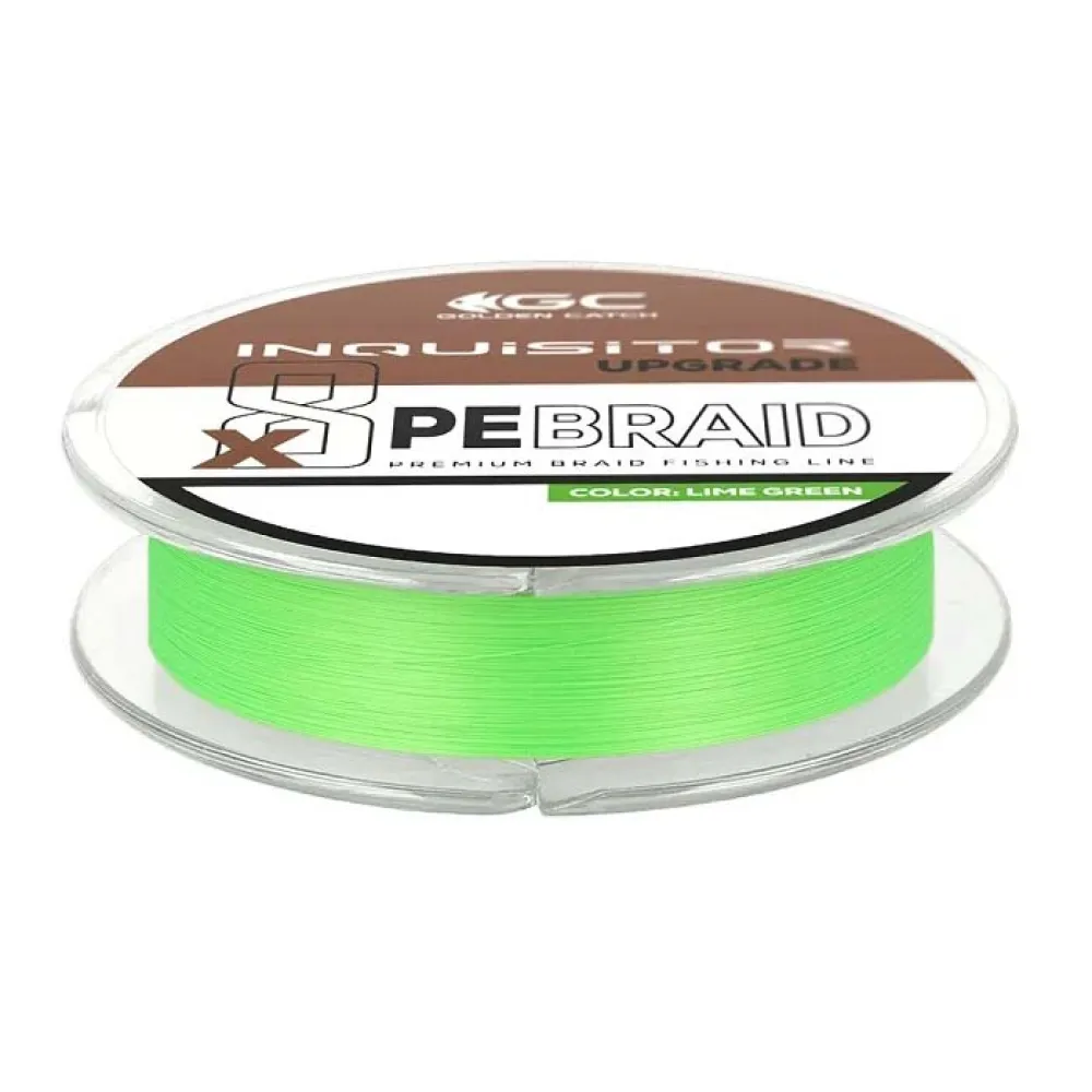 Купить Golden catch 4139050-unit Плетёная леска Inquisitor PE X8 Upgrade 150 m Lime Green 15x10x5 0.074 mm 7ft.ru в интернет магазине Семь Футов