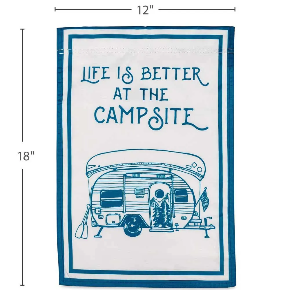 Купить Camco 17-53307 Флаг Camper  White / Blue 30.48 x 45.72 cm 7ft.ru в интернет магазине Семь Футов
