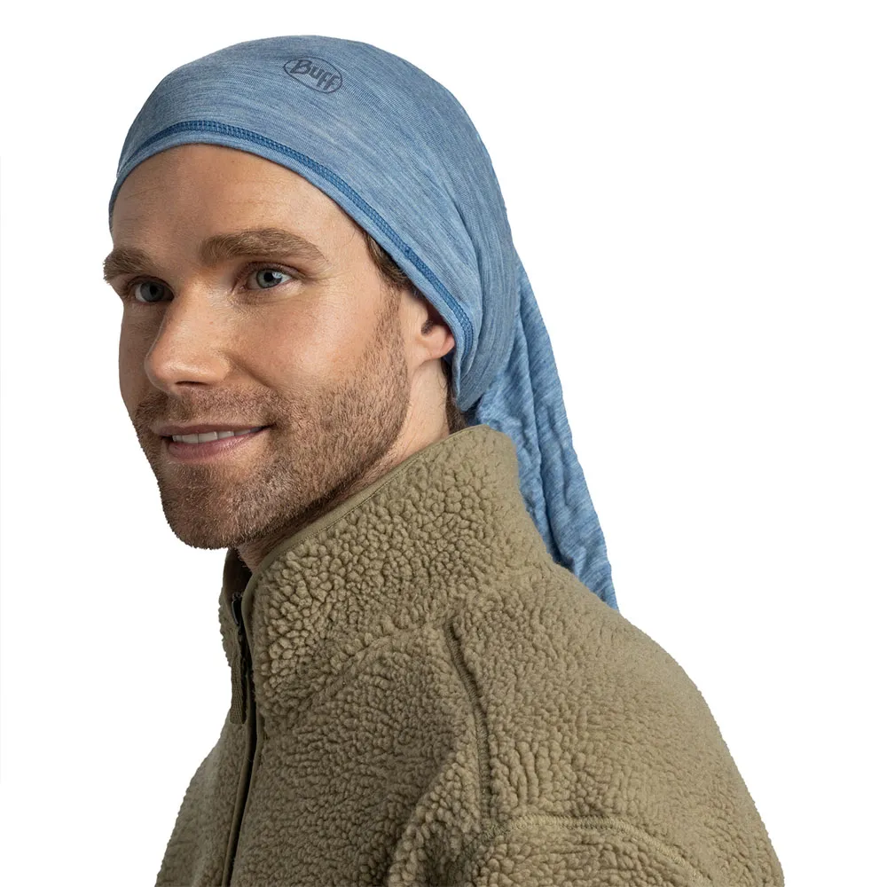 Купить Buff ® 113010.739.10.00 Шарф-хомут Merino Lightweight Solid Lake Blue 15x10x5 7ft.ru в интернет магазине Семь Футов