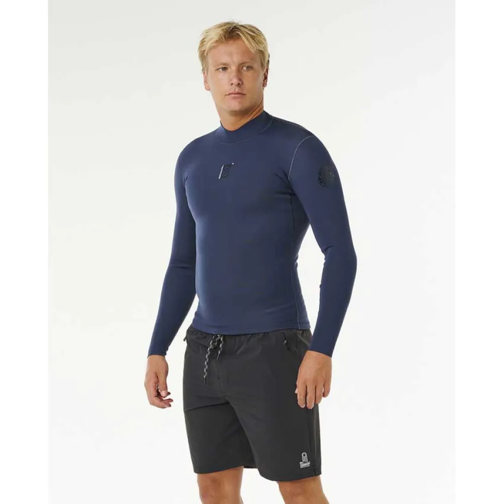 Купить Rip curl 12rmwj-0049-l термофутболка с длинным рукавом Dawn Patrol Revo 1.5 mm Navy 30x25x2 7ft.ru в интернет магазине Семь Футов