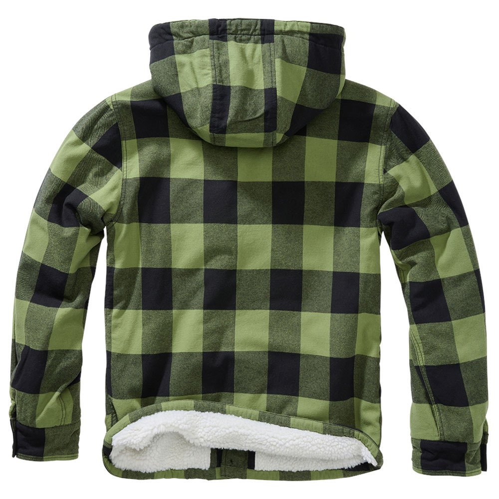 Купить Brandit 3172-184-XL Куртка Lumberjack Зеленый  Black / Olive XL 7ft.ru в интернет магазине Семь Футов