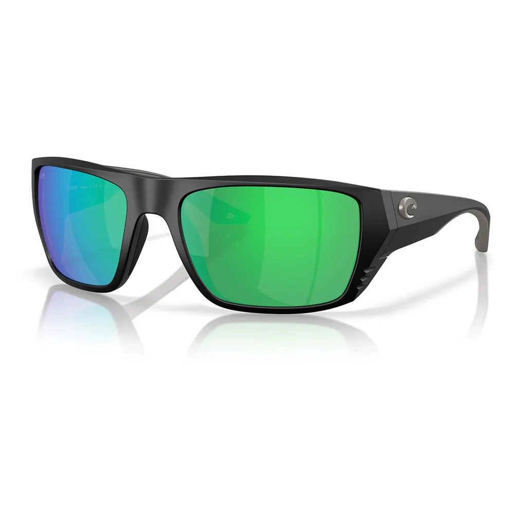Купить Costa 06S9118-91180859 поляризованные солнцезащитные очки Finlet Matte Black / Matte Black Green Mirror 580P/CAT3 7ft.ru в интернет магазине Семь Футов