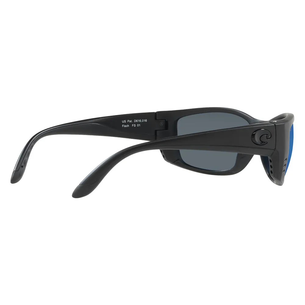Купить Costa 06S7003-00030464 Fisch Readers Polarized Sunglasses  11 Matte Black 8 Blue Mirror 580P C-Mate +2.00/CAT3 7ft.ru в интернет магазине Семь Футов