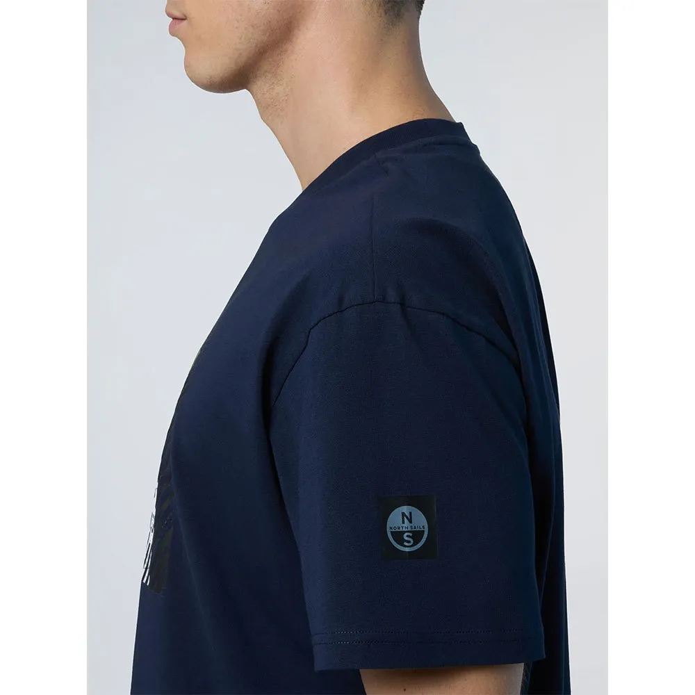 Купить North sails 692849-0802-XS Футболка с коротким рукавом Graphic Голубой Navy Blue XS 7ft.ru в интернет магазине Семь Футов