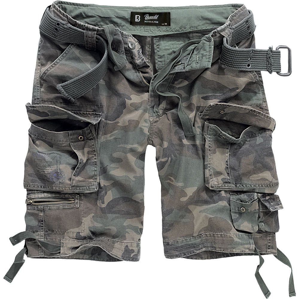 Купить Brandit 2001-10-XXL Шорты Savage Vintage Серый  Woodland 2XL 7ft.ru в интернет магазине Семь Футов