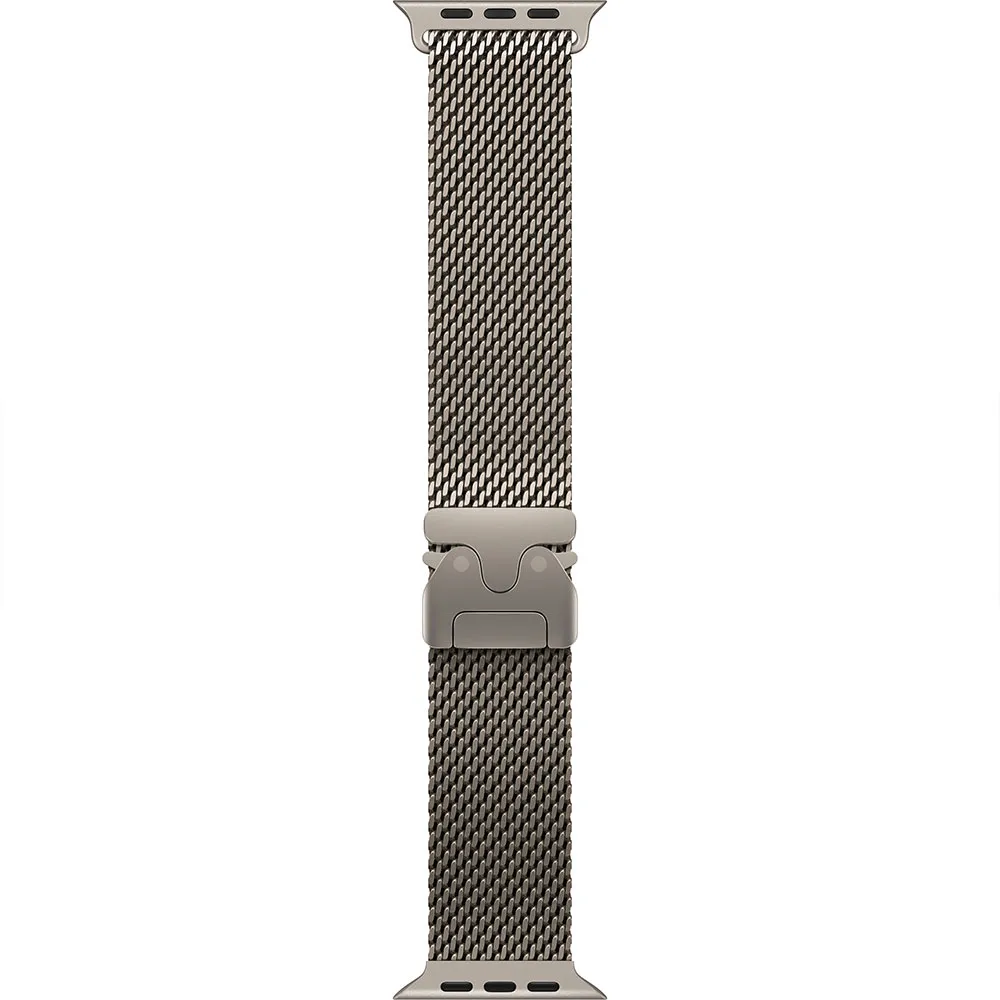 Купить Apple MX5R3TY/A  Watch Ultra 2 GPS + Cellular 49 mm Milanese Loop Золотистый Natural Titanium / Natural Titanium M 7ft.ru в интернет магазине Семь Футов