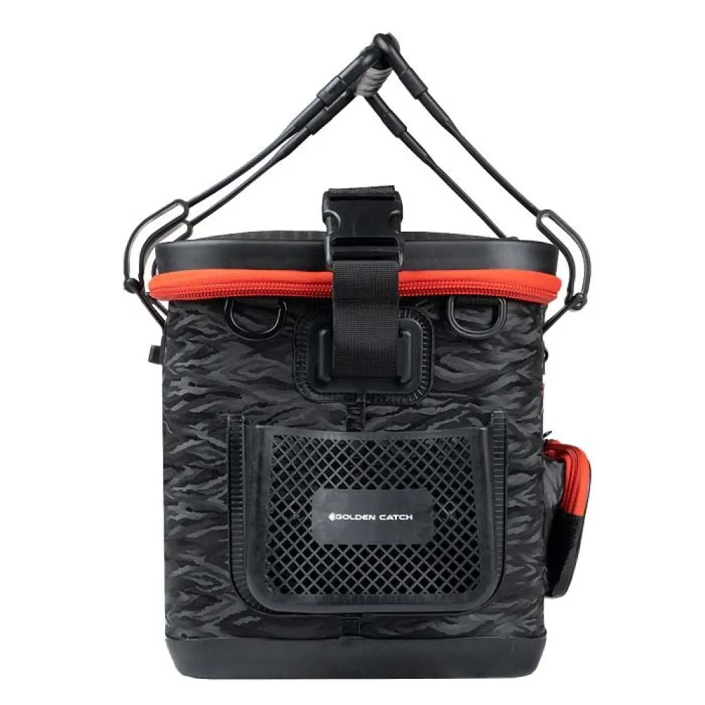 Купить Golden catch 7139322 Сумка для рыболовных снастей Mirrox Bakkan XL 35L Black / Orange 40x30x25 47 x 29 x 28 cm 7ft.ru в интернет магазине Семь Футов
