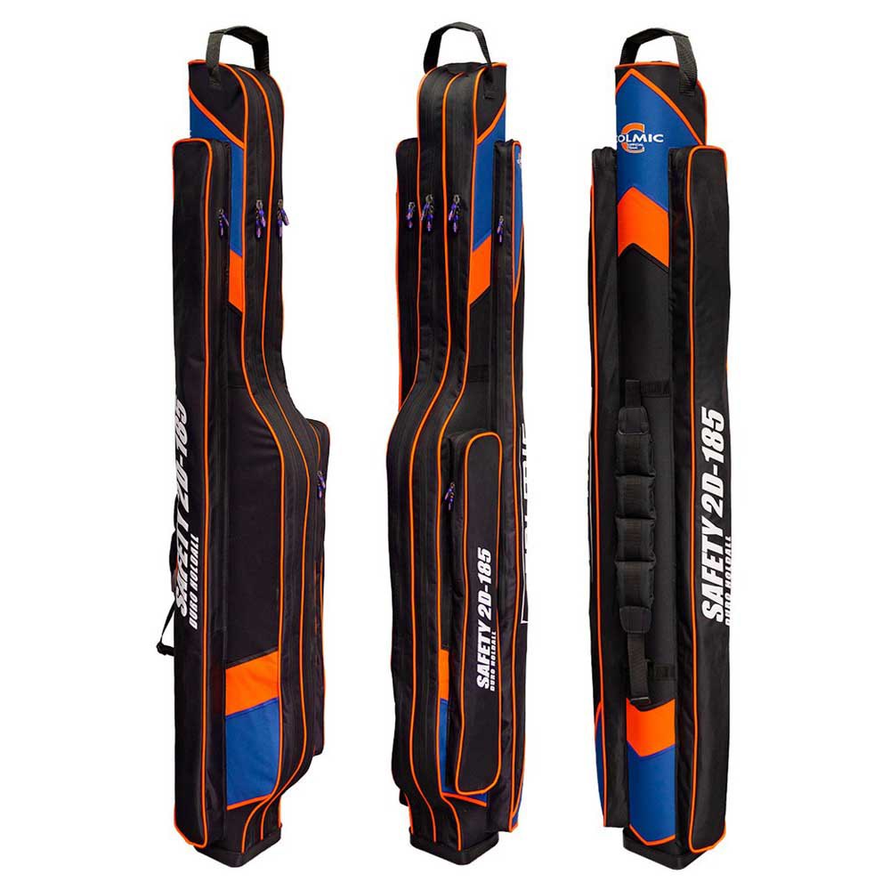 Купить Colmic PRO508 Жесткий чемодан Safety 2D  Black / Orange / Blue 185 cm 7ft.ru в интернет магазине Семь Футов