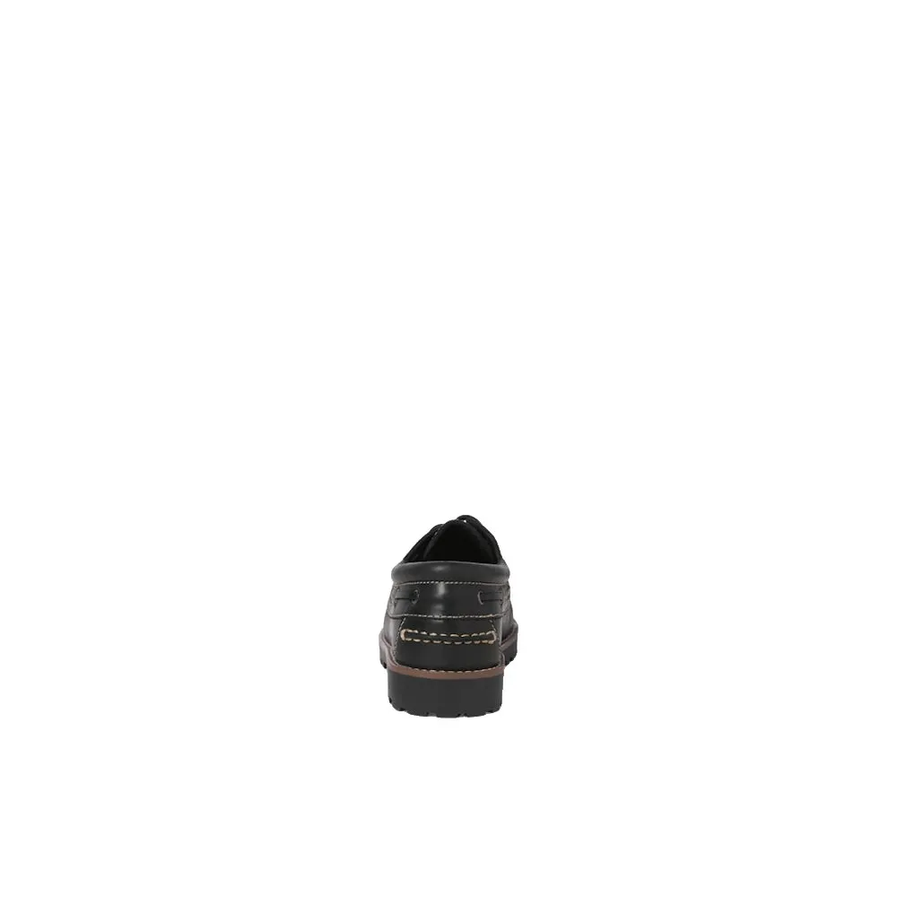 Купить Jack & jones 12285797-black-45 Палубные туфли Brooklyn Leather 35x25x15 EU 45 7ft.ru в интернет магазине Семь Футов