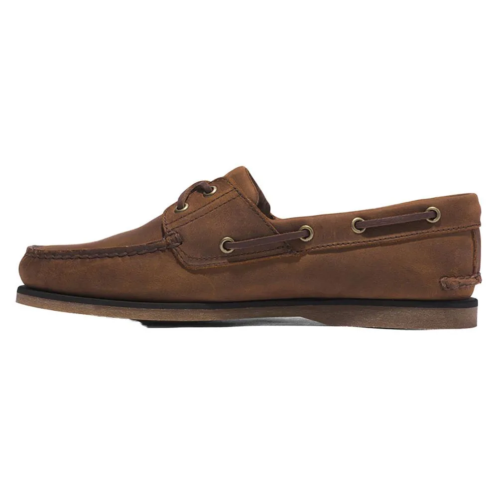 Купить Timberland tb0a2fzxem41w-060 Палубные туфли Classic Mid Brn / Full Grain 35x25x15 EU 39 7ft.ru в интернет магазине Семь Футов