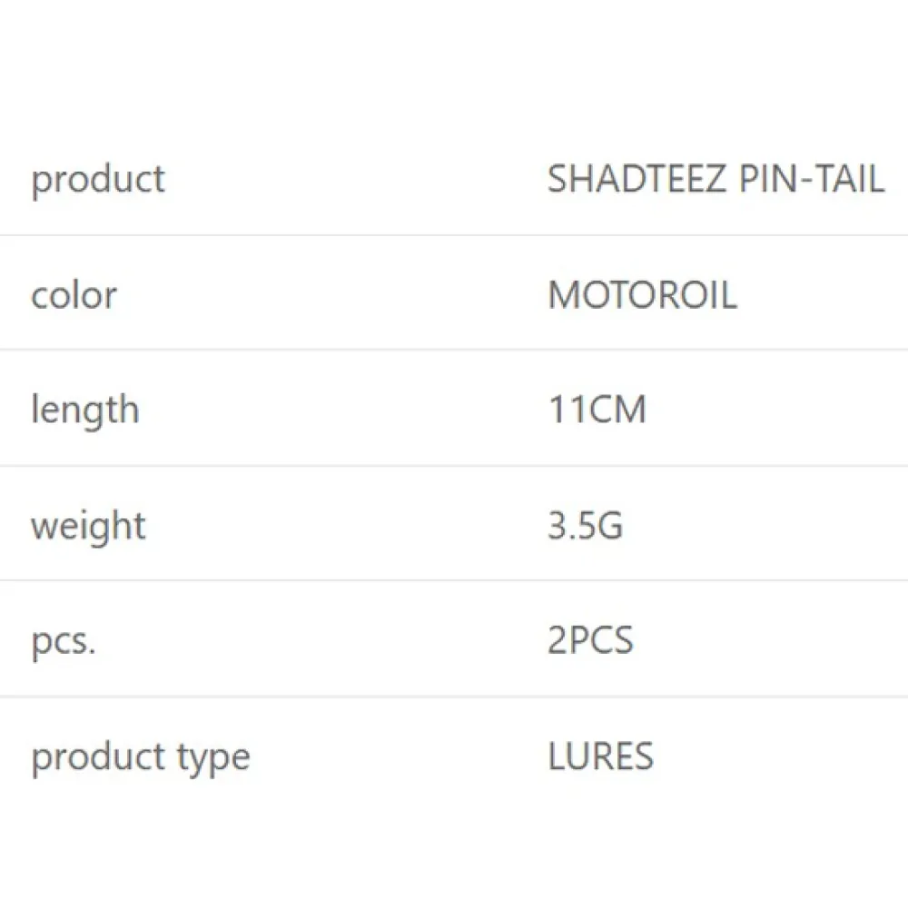 Купить Westin P245-1109-251-UNIT Мягкий приманка Shadteez Pin Tail 3.5g 110 mm 2 Единицы Желтый Ayu Shad 7ft.ru в интернет магазине Семь Футов