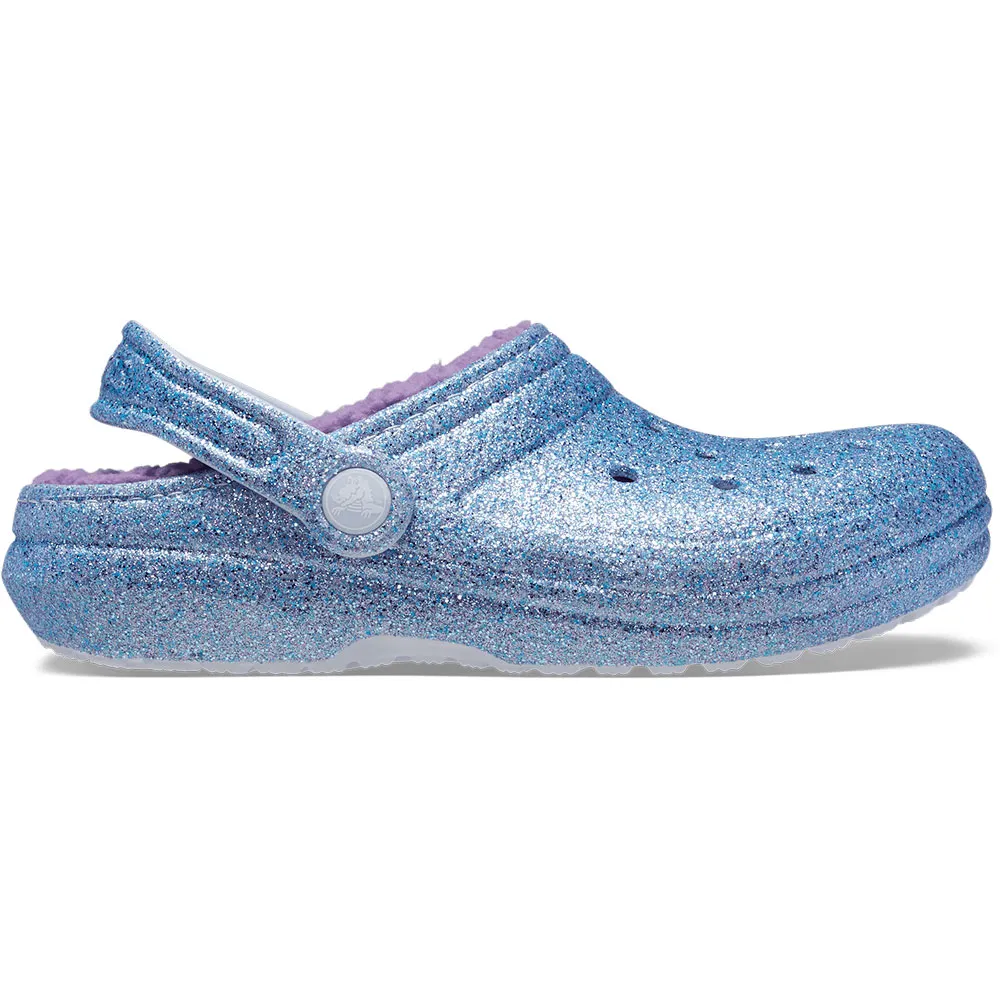 Купить Crocs 207462-4pc-c11 Деревянные башмаки Classic Lined Glitter Frosted Glitter 35x25x15 EU 28 7ft.ru в интернет магазине Семь Футов