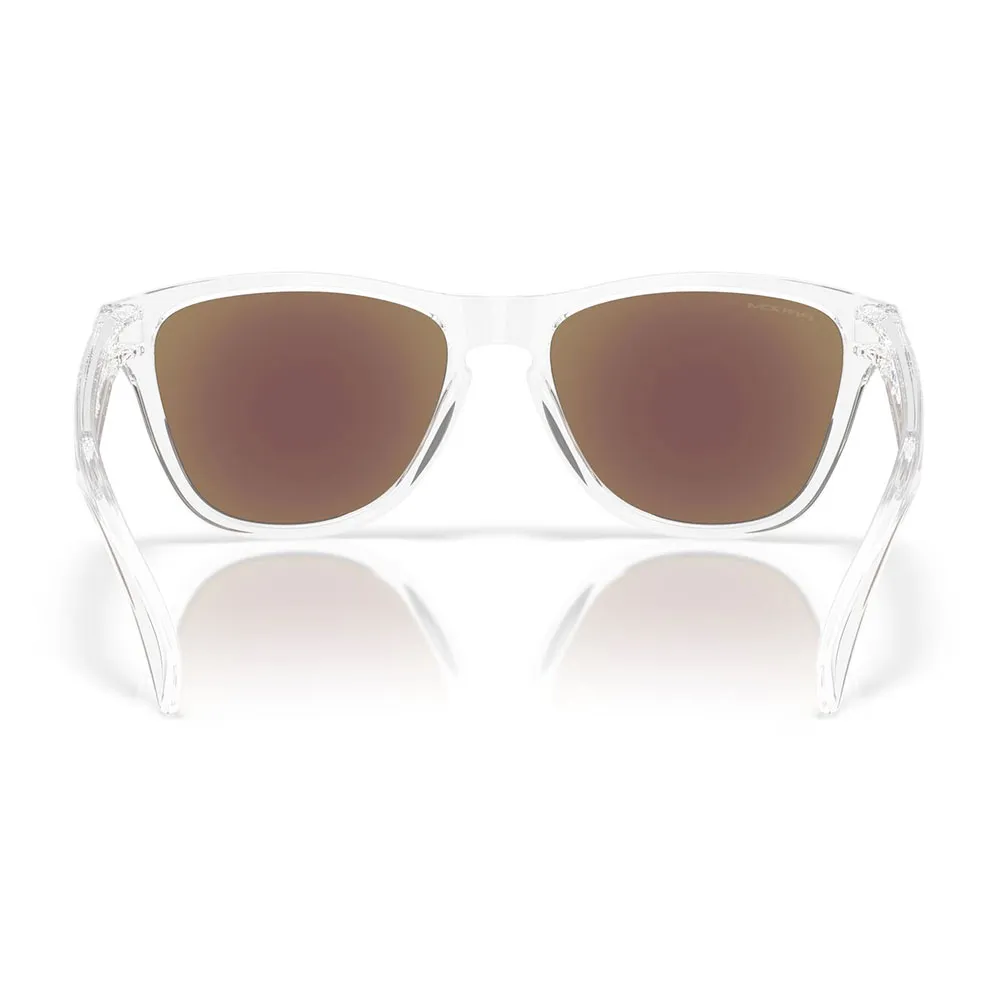 Купить Oakley OO9508-0153 Солнцезащитные очки Frogskins s Polished Clear / Polished Clear Prizm Sapphire/CAT3 7ft.ru в интернет магазине Семь Футов