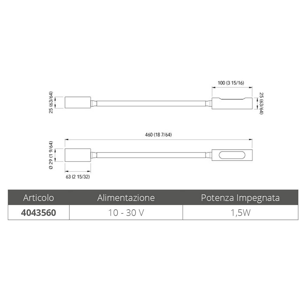 Купить Quick italy 4043560 Califfa Настенная лампа для чтения Серебристый Silver 7ft.ru в интернет магазине Семь Футов