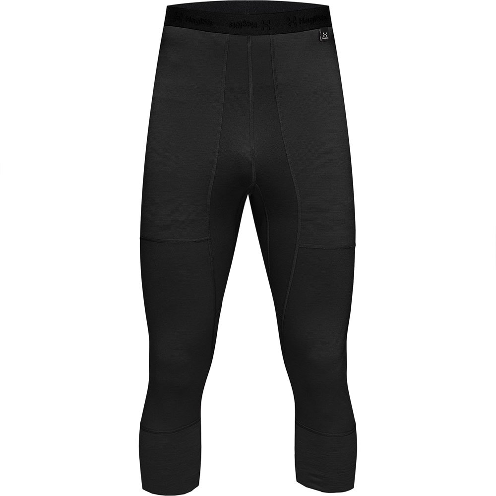 Купить Haglöfs 605093-2C5-M 3/4-дюймовые базовые штаны Natural Blend Tech Черный True Black M 7ft.ru в интернет магазине Семь Футов