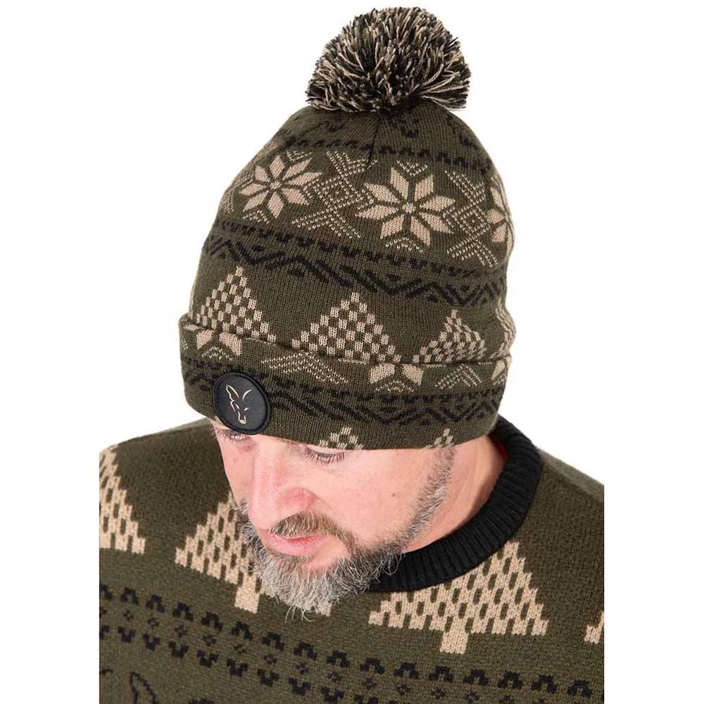 Купить Fox international CHH030 Шапка Festive Bobble  Green / Brown 7ft.ru в интернет магазине Семь Футов