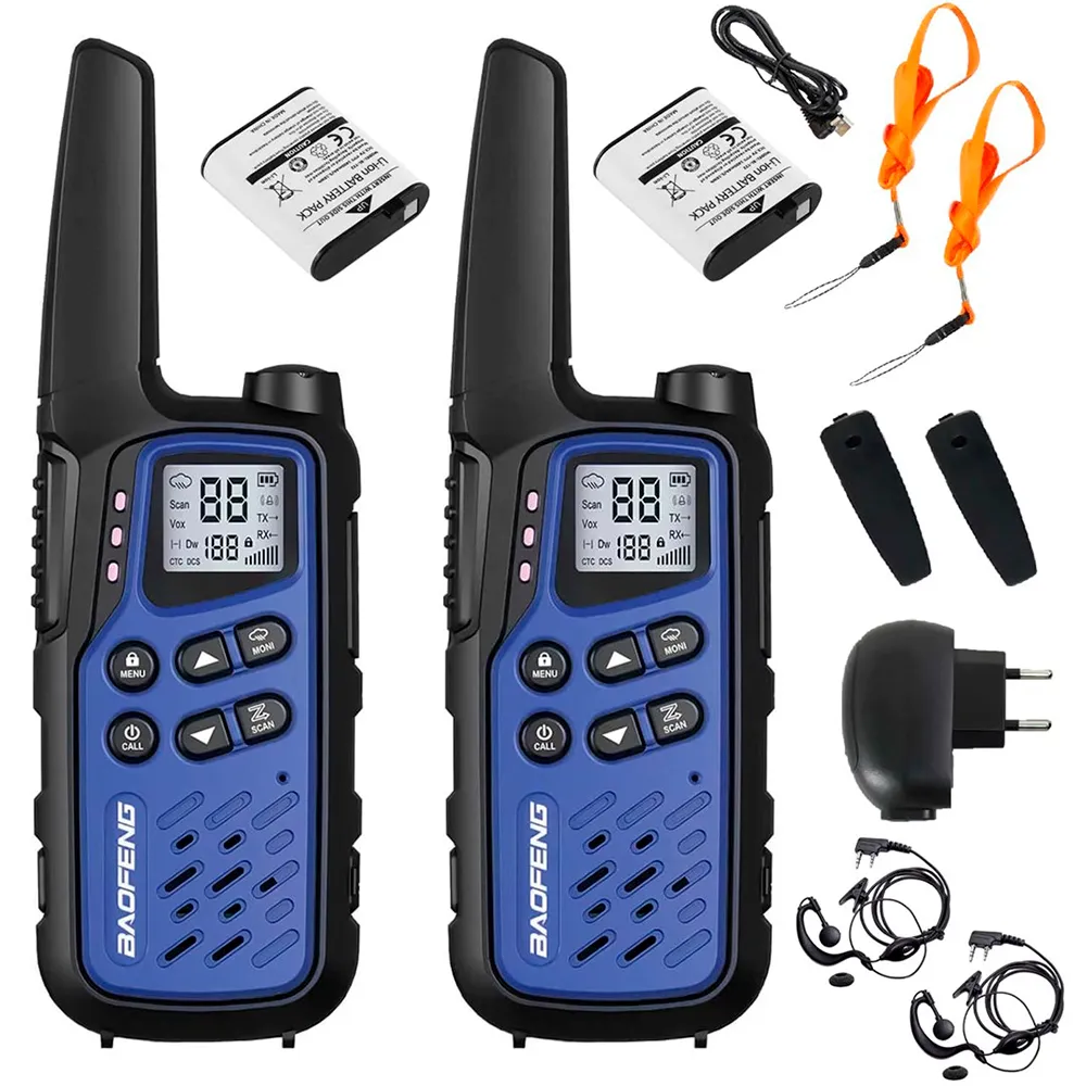 Купить Baofeng radbafkro0020 рация Bf-T25E 2 Единицы Dark Blue / Black 25x12x8 7ft.ru в интернет магазине Семь Футов
