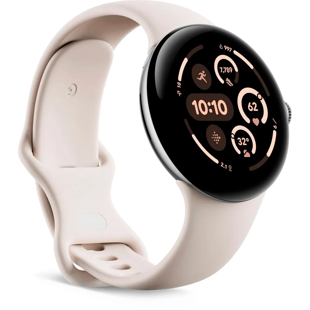 Купить Google ga05736-de Смарт-часы Watch 3 (45mm) WiFi Porcelain / Silver 12x12x10 7ft.ru в интернет магазине Семь Футов