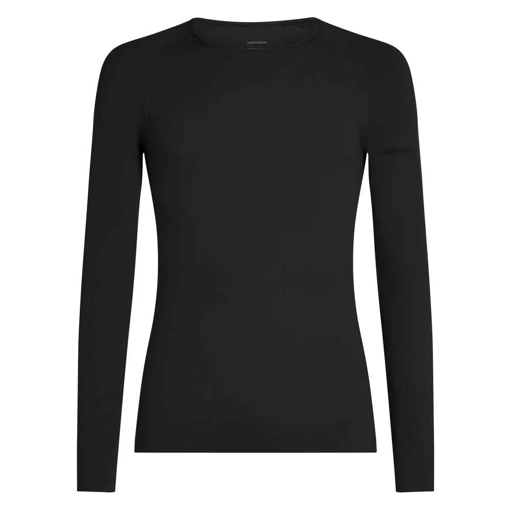 Купить Icebreaker 0a571h001/m Базовый слой с длинным рукавом Merino Blend 260 ZoneKnit™ Seamless Crewe Black 30x25x2 7ft.ru в интернет магазине Семь Футов