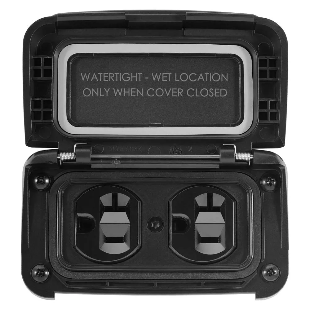 Купить Scanstrut sc-v-p1 Двойная наружная розетка Ventura AC 20A 125V Black 20x15x10 7ft.ru в интернет магазине Семь Футов