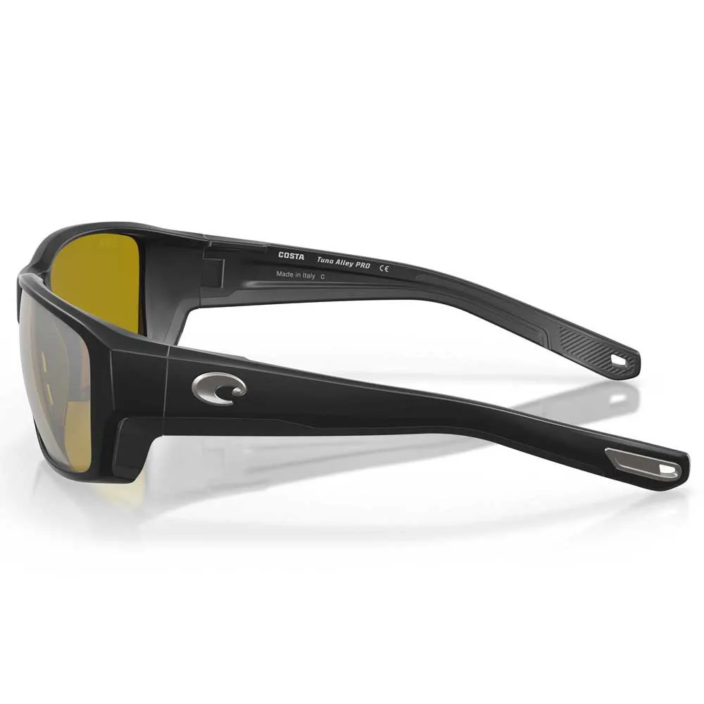 Купить Costa 06s9105-91050660 поляризованные солнцезащитные очки Tuna Alley Pro Matte Black 25x12x10 Sunrise Silver Mir 580G/CAT1 7ft.ru в интернет магазине Семь Футов