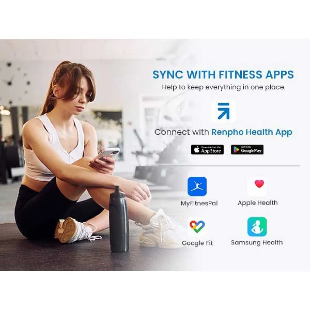 Купить Renpho peu-r-a016-bk Весы Elis 2 Black 28x28x5 7ft.ru в интернет магазине Семь Футов