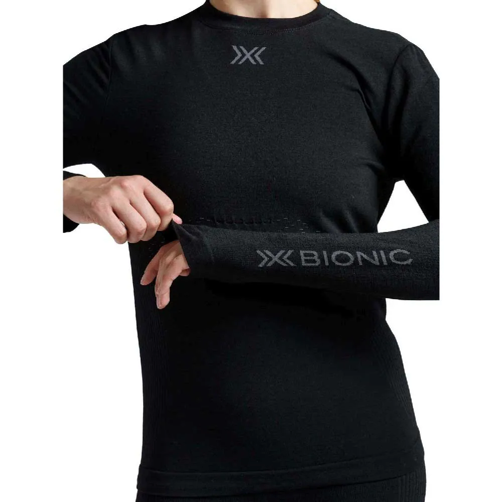 Купить X-BIONIC vt-w106w25w-b120-s Базовый слой с длинным рукавом Mightywool X Black 30x25x2 7ft.ru в интернет магазине Семь Футов