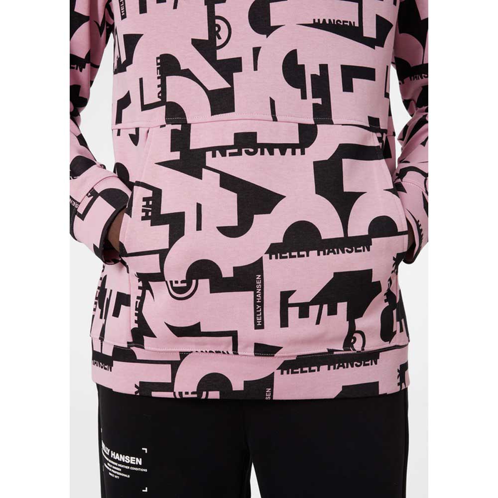 Купить Helly hansen 53701_090-L Толстовка с капюшоном Move Розовый Urban Pink L 7ft.ru в интернет магазине Семь Футов