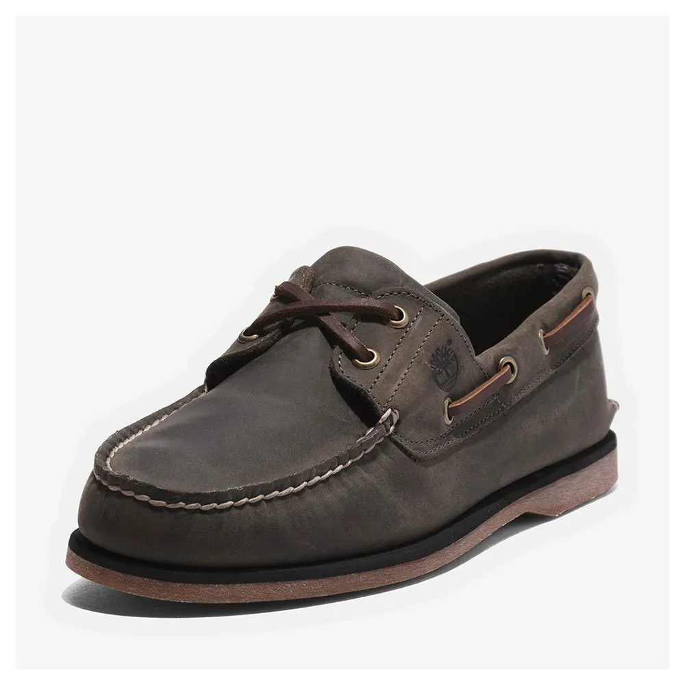 Купить Timberland tb0a2gerel71w-070 Палубные туфли Classic Mid Grey / Full Grain 35x25x15 EU 40 7ft.ru в интернет магазине Семь Футов