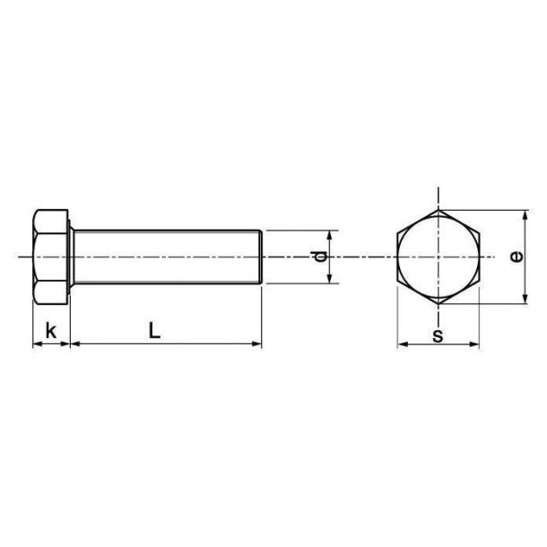 Купить Euromarine 700346-UNIT A4 DIN 933 8x80 mm Винт с шестигранной головкой Серебристый Silver 7ft.ru в интернет магазине Семь Футов