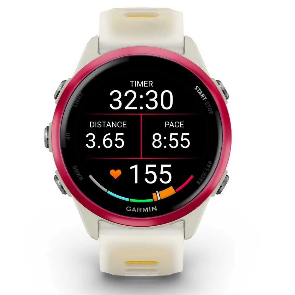 Купить Garmin 010-02970-02 Reloj Forerunner 570 42 mm Розовый  Raspberry Aluminum / Translucent Bone / Mango 7ft.ru в интернет магазине Семь Футов