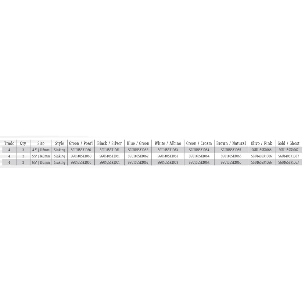 Купить Live target SGU115SK1060 Мягкий приманка Shad Unrigged Sinking 115 mm Green / Pearl 7ft.ru в интернет магазине Семь Футов