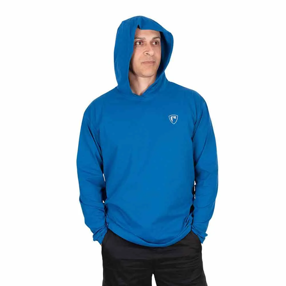 Купить Fox rage npr715 Футболка с длинным рукавом Logo Hooded Blue 30x20x5 M 7ft.ru в интернет магазине Семь Футов