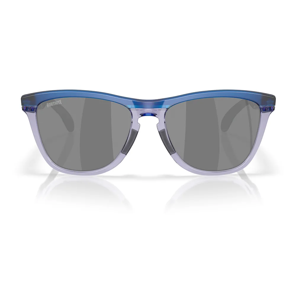 Купить Oakley OO9284-1655-55 Солнцезащитные очки Frogskins range Бесцветный Matte Trans Blue Prizm Black/CAT3 7ft.ru в интернет магазине Семь Футов