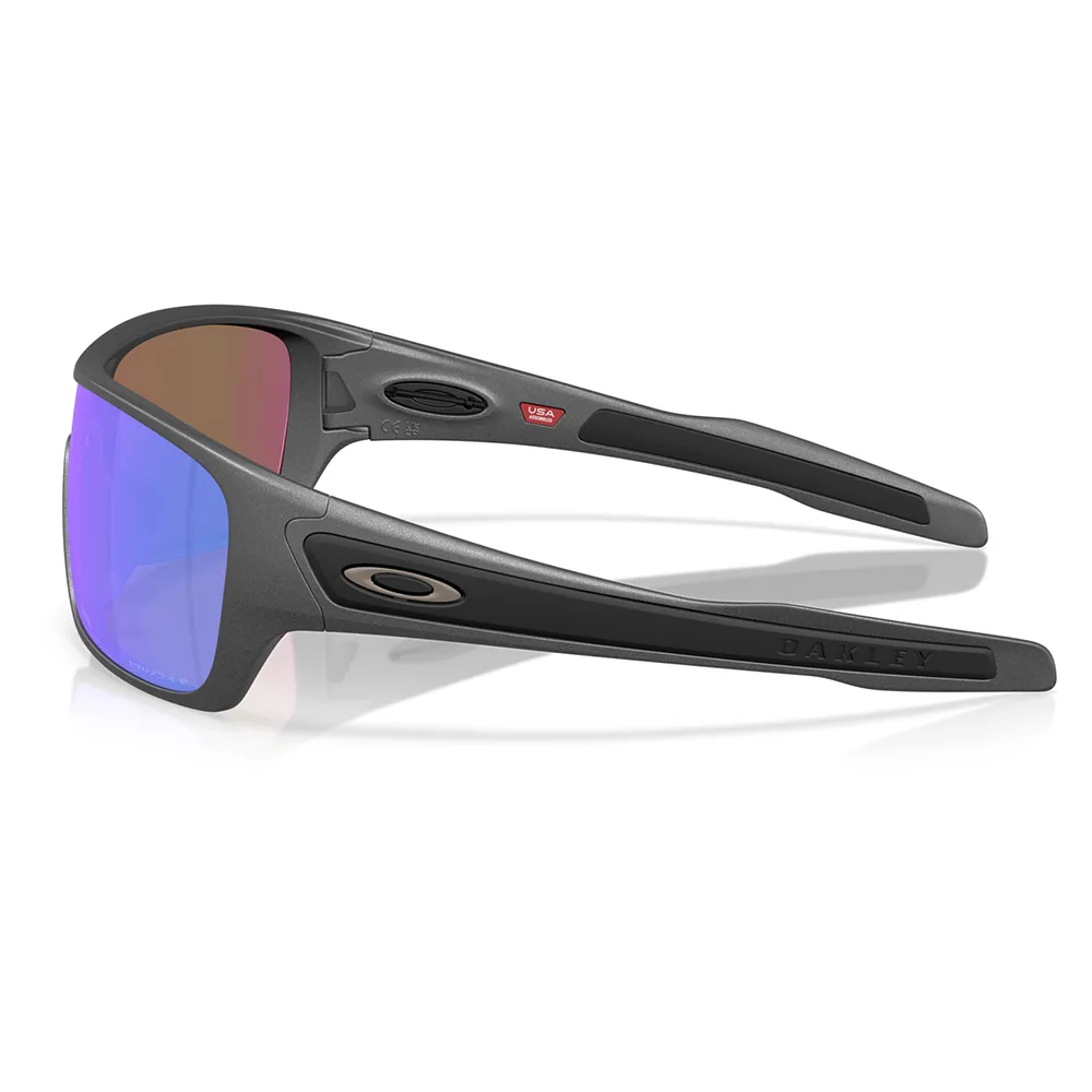 Купить Oakley OO9307-3132-0 поляризованные солнцезащитные очки Turbine rotor Бесцветный Matte Steel Prizm Violet Polar/CAT3 7ft.ru в интернет магазине Семь Футов