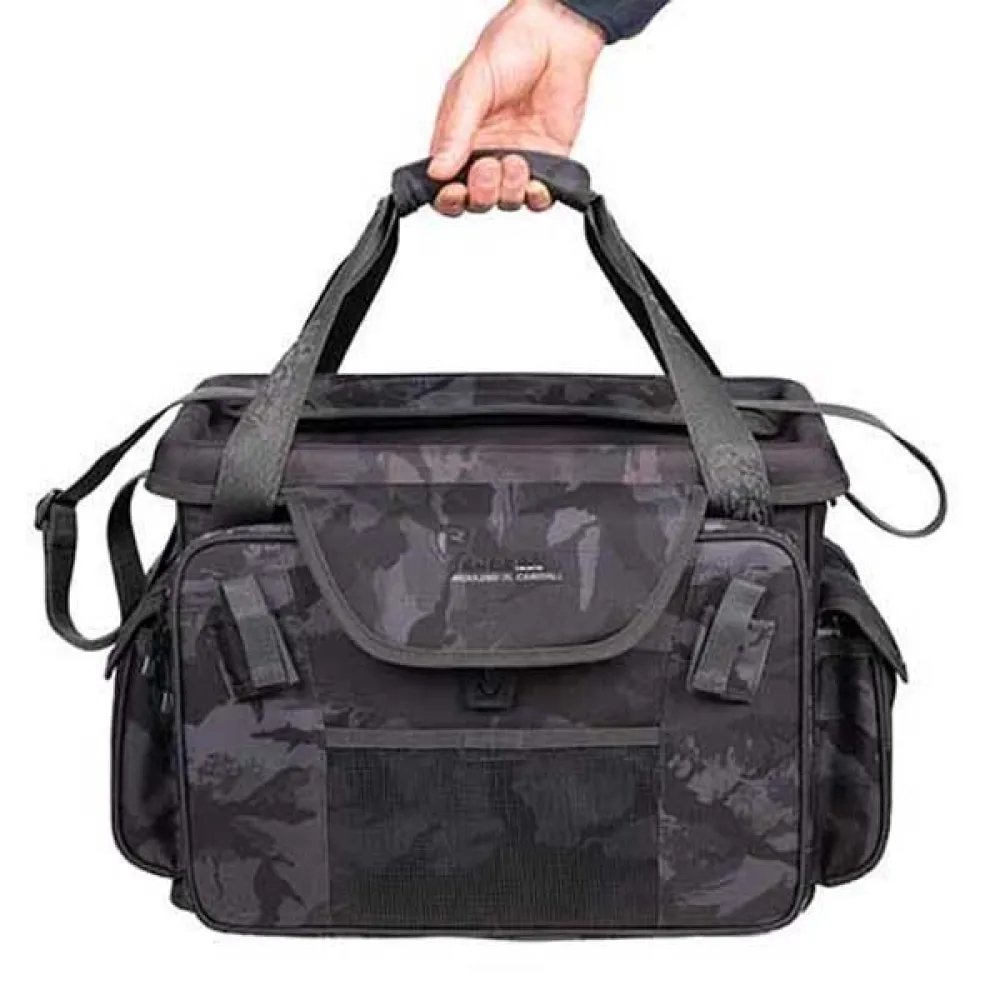 Купить Fox rage nlu154 Сумка для рыболовных снастей Voyager Moulded XL Black Camo 40x30x25 7ft.ru в интернет магазине Семь Футов