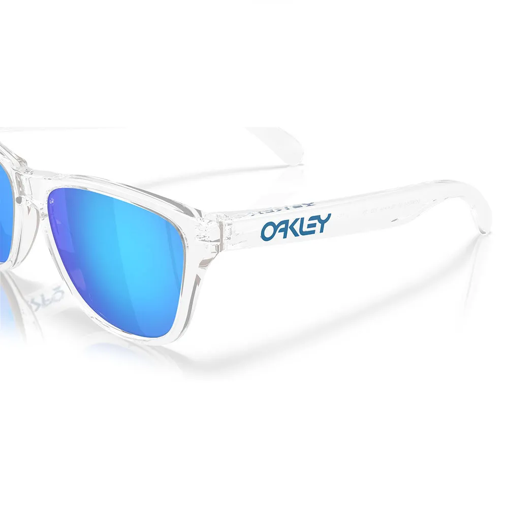 Купить Oakley OO9508-0153 Солнцезащитные очки Frogskins s Polished Clear / Polished Clear Prizm Sapphire/CAT3 7ft.ru в интернет магазине Семь Футов