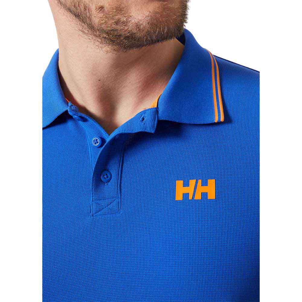 Купить Helly hansen 34068_544-L Поло с короткими рукавами Kos Голубой Cobalt 2.0 / Poppy Orange L 7ft.ru в интернет магазине Семь Футов