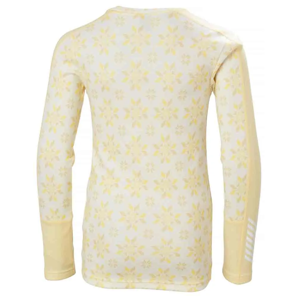 Купить Helly hansen 48179_367-152 Набор базовых слоев Graphic Lifa Merino Youth Yellow Cream 60x40x40 11-12 Years 7ft.ru в интернет магазине Семь Футов
