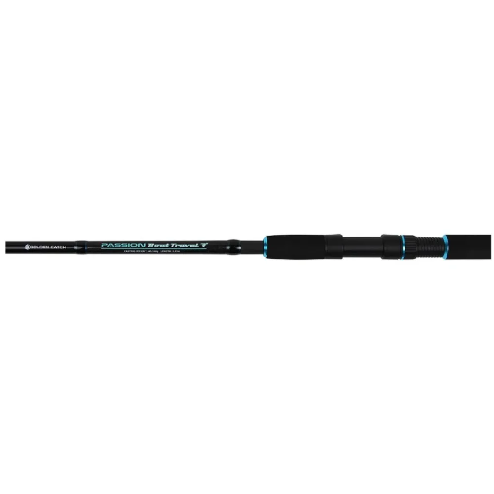 Купить Golden catch 2039518 Удилище для сома Passion Boat Travel Black 60x10x10 2.13 m 7ft.ru в интернет магазине Семь Футов