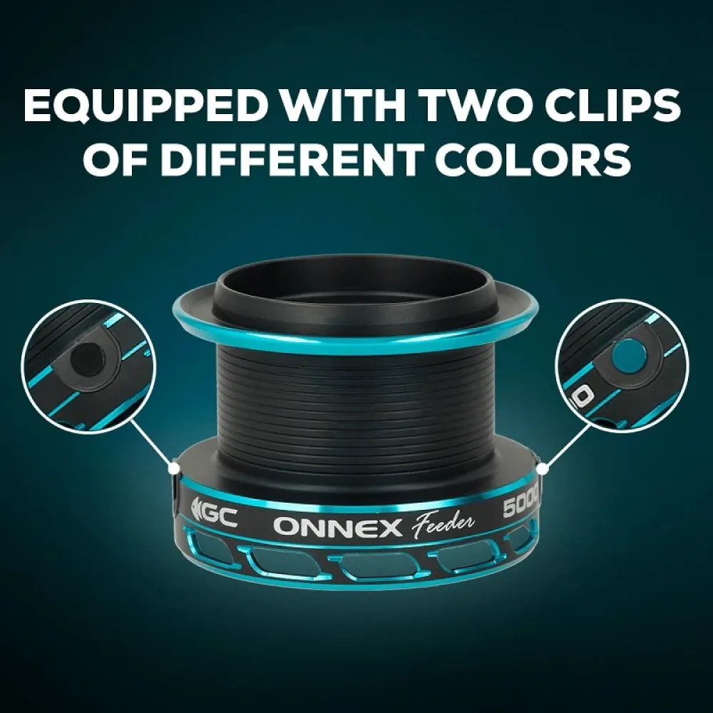 Купить Golden catch 1039009 Катушка для карпфишинга Onnex Feeder Black / Light Blue 20x20x15 5000 7ft.ru в интернет магазине Семь Футов