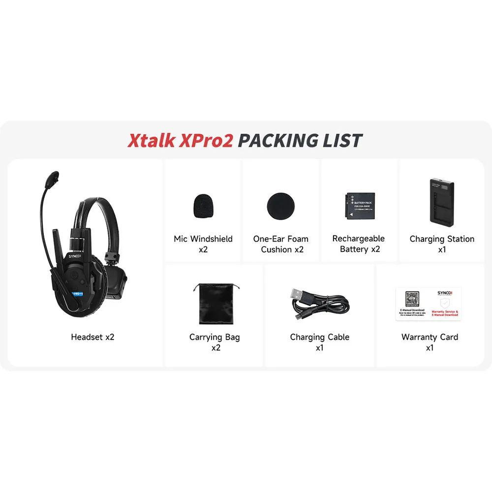 Купить Synco scxtalkxpro2 Интерком Xtalk Xpro 2 Black 26x22x12 7ft.ru в интернет магазине Семь Футов