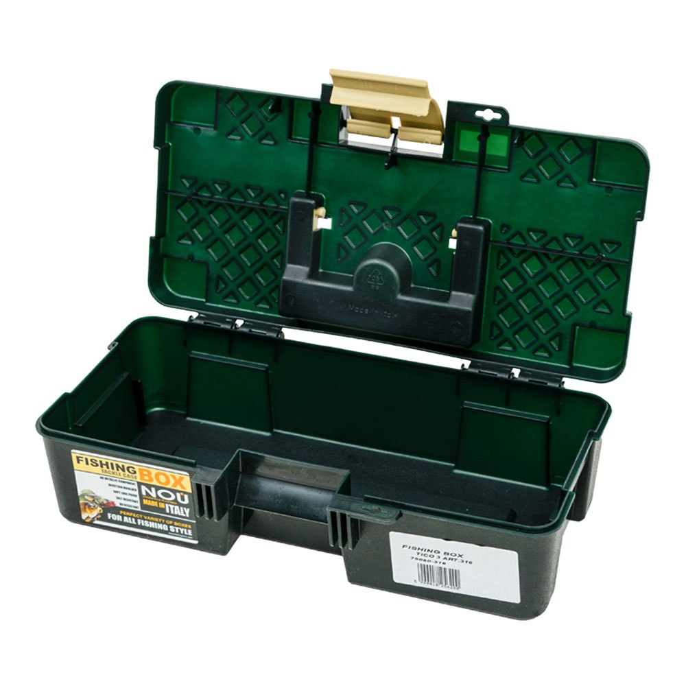 Купить Fishing box 75080316 Tico 316B Ящик Для Рыбалки  Black / Green 31 x 16 x 9 cm 7ft.ru в интернет магазине Семь Футов