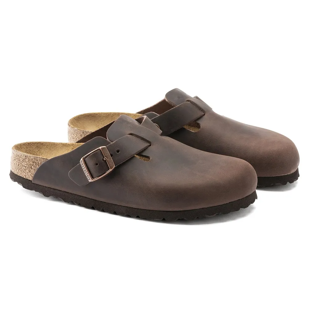 Купить Birkenstock 0860133-38 Деревянные башмаки Boston Waxy Etroit Habana 35x25x15 EU 38 7ft.ru в интернет магазине Семь Футов