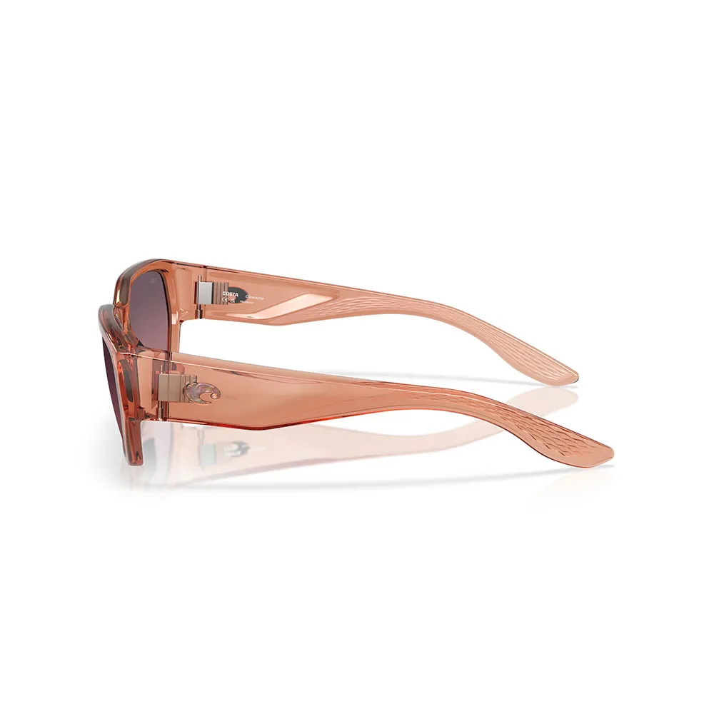Купить Costa 06s9125-91250558 поляризованные солнцезащитные очки Clemente Translucent Pink Sands 20x10x10 Rose Gradient 580G/CAT3 7ft.ru в интернет магазине Семь Футов